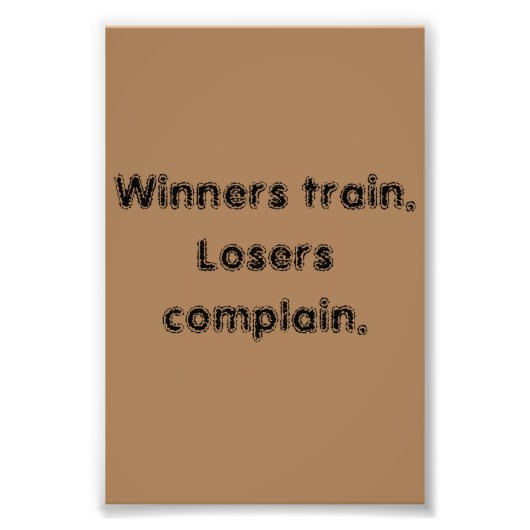 GYM-motiveringen en licht bruin Poster (Voorkant)