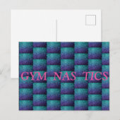 GYM NAS TICS - GYMNASTIEK BRIEFKAART (Voorkant / Achterkant)