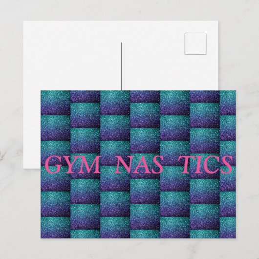 GYM NAS TICS - GYMNASTIEK BRIEFKAART (Voorkant / Achterkant)