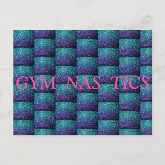 GYM NAS TICS - GYMNASTIEK BRIEFKAART (Voorkant)