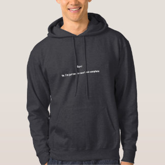 Gym? No, I'm just here to sweat and complain Funny Hoodie