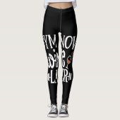 gym now wine later leggings (Voorkant)