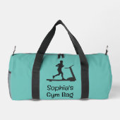 Gym Oefening Fitness Design Duffel Bag Plunjezak (Achterkant)