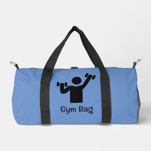 Gym Oefening Fitness Design Duffel Bag Plunjezak (Voorkant)