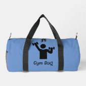 Gym Oefening Fitness Design Duffel Bag Plunjezak (Achterkant)