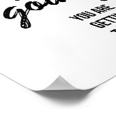 Gym, oefening, Motivatie wandkunst Poster (Hoek)