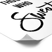 Gym, oefening, Motivatie wandkunst Poster (Hoek)