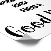 Gym, oefening, Motivatie wandkunst Poster (Hoek)