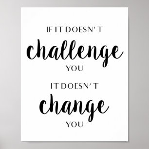 Gym, oefening, Motivatie wandkunst Poster