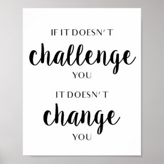 Gym, oefening, Motivatie wandkunst Poster
