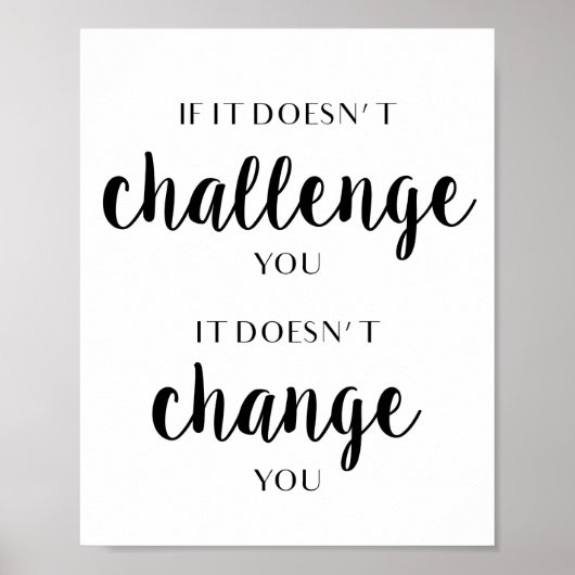 Gym, oefening, Motivatie wandkunst Poster (Voorkant)