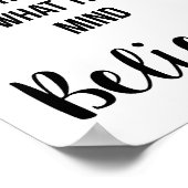 Gym, oefening, Motivatie wandkunst Poster (Hoek)