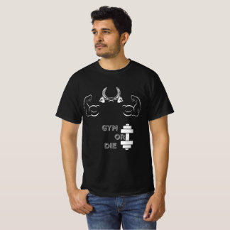 Gym of Sterf T-Shirt – Hardcore Fitness Motivatie