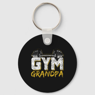 Gym Opa Workout Training Fitness Gewichtheffen Sleutelhanger