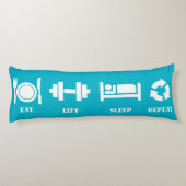 Gym Opheffen Motivatie Lichaamskussen (Achterkant)