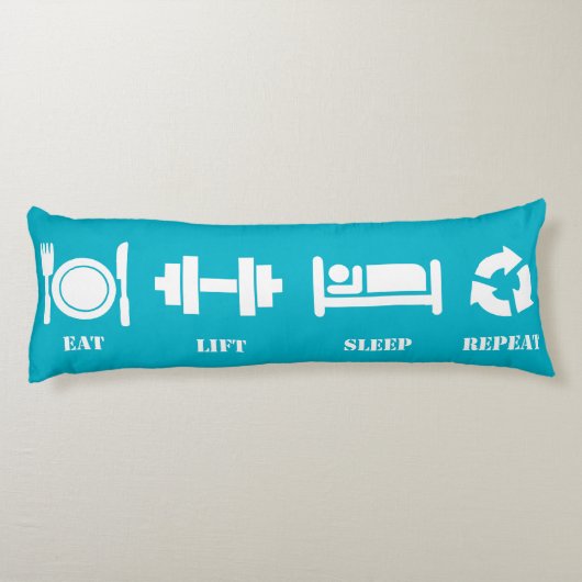 Gym Opheffen Motivatie Lichaamskussen (Achterkant)