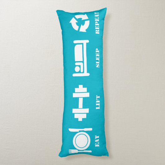 Gym Opheffen Motivatie Lichaamskussen (Achterkant (Verticaal))