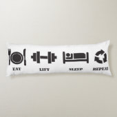 Gym Opheffen Motivatie Lichaamskussen (Achterkant)