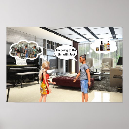 Gym or Jim. Poster (Voorkant)