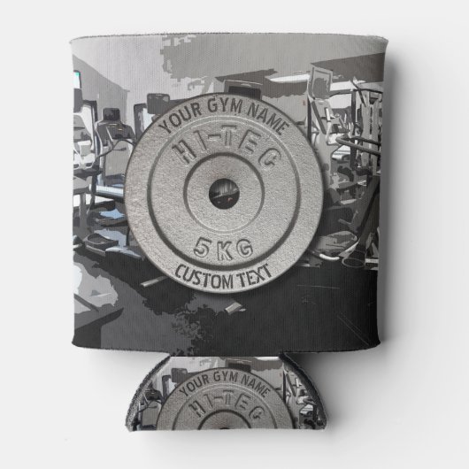 Gym Owner of User Fitness Funny Grey Edition Blikjeskoeler (Voorkant)