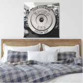 Gym Owner of User Fitness Funny Grey Edition Canvas Afdruk (Insitu (Slaapkamer))
