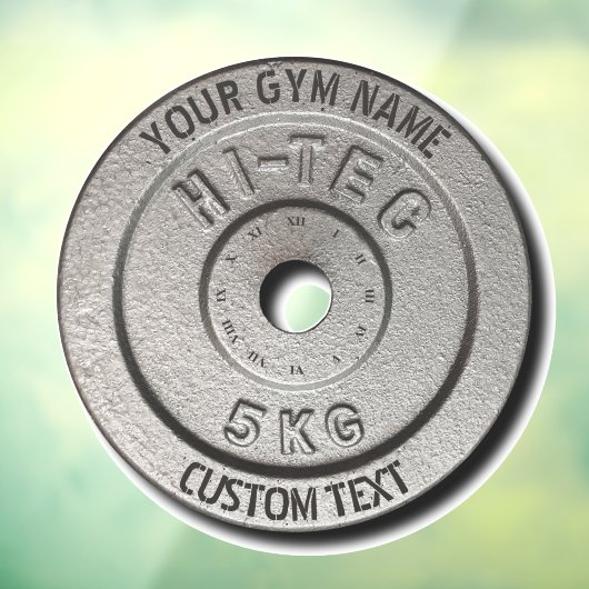 Gym Owner of User Fitness Funny Grey Edition Raamsticker (Vel 3)