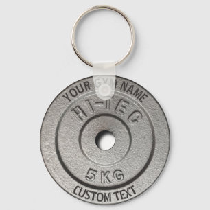 Gym Owner of User Fitness Funny Grey Edition Sleutelhanger