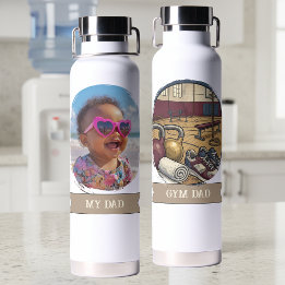 Gym Papa Mijn Papa Foto Fitness Waterfles