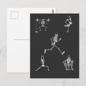 Gym Personal Train Therapy Spooky Halloween Briefkaart (Voorkant / Achterkant)