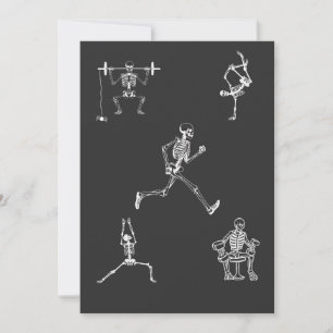 Gym Personal Train Therapy Spooky Halloween Kaart