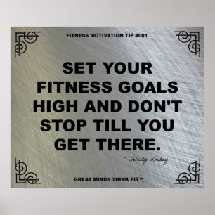 Gym Poster voor fitness Motivation #001