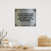 Gym Poster voor fitness Motivation #005 (Keuken)