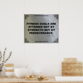 Gym Poster voor fitness Motivation #007 (Keuken)