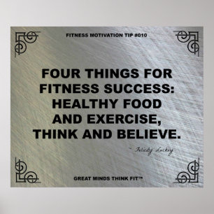 Gym Poster voor fitness Motivation #010