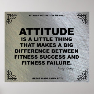 Gym Poster voor fitness Motivation #012