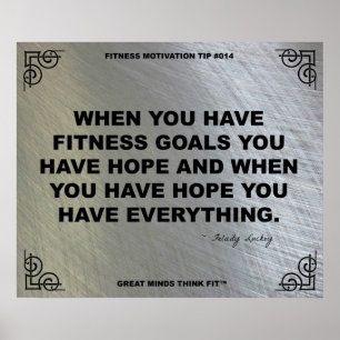 Gym Poster voor fitness Motivation #014