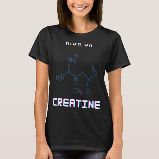 Gym Power High On Creatine T-shirt (Voorkant)