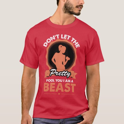 Gym Quote WeightLifting Workout Quote Funny Fitne  T-shirt (Voorkant)