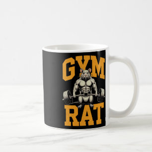 Gym Rat Betekenis Gym Rat Kostuum Gewichtheffen Gy Koffiemok