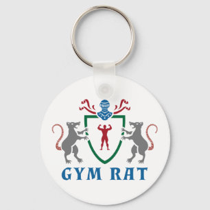 Gym Rat Blazon Sleutelhanger