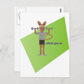 Gym Rat Briefkaart (Voorkant / Achterkant)