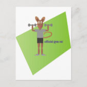 Gym Rat Briefkaart (Voorkant)
