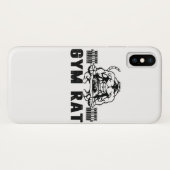 Gym Rat Case-Mate iPhone Case (Achterkant (horizontaal))