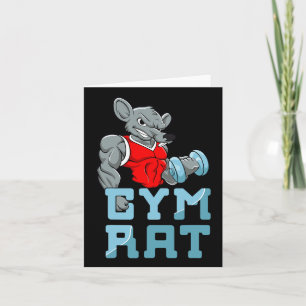 Gym Rat Fitness Bodybuilding Spierspor Kaart