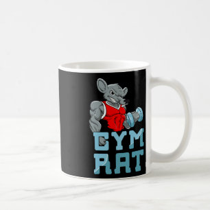 Gym Rat Fitness Bodybuilding Spierspor Koffiemok