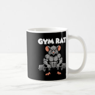 Gym Rat Fitness Bodybuilding Workout Spierpomp Koffiemok