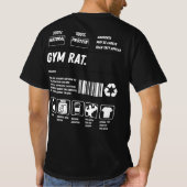 Gym Rat Formula: Handle With Gains Premium design T-shirt (Achterkant)