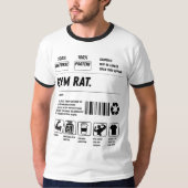 Gym Rat Formula: Handle With Gains T-shirt (Voorkant)