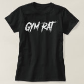 Gym Rat Gifts Mannen Essential Clothes Hustle Fitn T-shirt (Design voorkant)