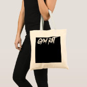 Gym Rat Gifts Mannen Essential Clothes Hustle Fitn Tote Bag (Voorkant (product))